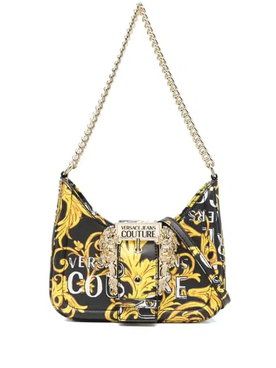 Versace Jeans Couture Couture1 Logo-print Shoulder Bag In Black