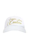 Versace Jeans Couture Couture Script Hat In White