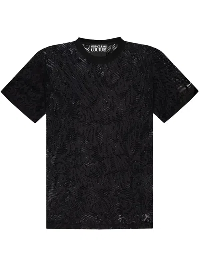 Versace Jeans Couture Crew-neck T-shirt In Schwarz
