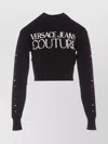 Versace Jeans Couture Crewneck Crop Sweater Pearls