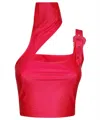 Versace Jeans Couture Crop-top In Red