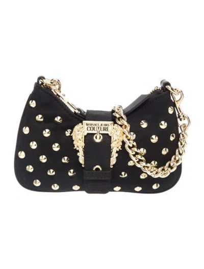 Pre-owned Versace Jeans Couture Crossbody Bag In Black