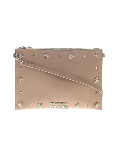 Pre-owned Versace Jeans Couture Crossbody Bag In Tan
