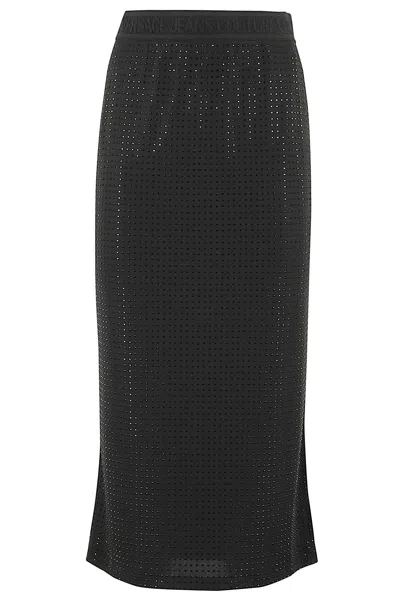 VERSACE JEANS COUTURE CRYSTAL SKIRT