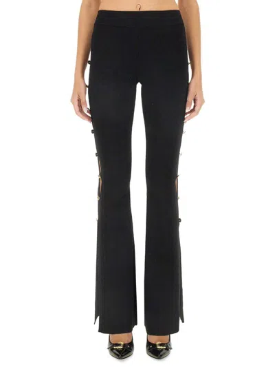 Versace Jeans Couture Cut Out Pants In Black