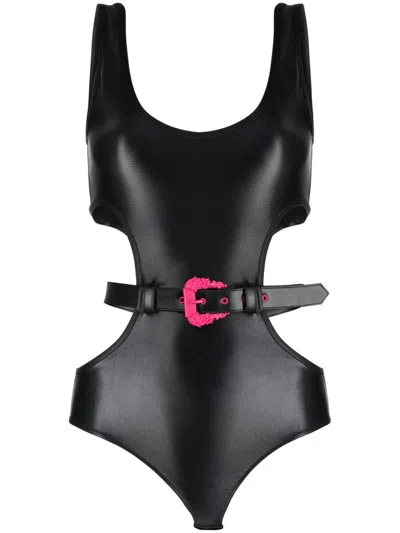 Versace Jeans Couture Klassisches Top In Black