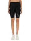 Versace Jeans Couture Logo-print Cycling Shorts In Black