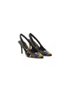 Versace Jeans Couture High Heel Shoes  Woman Color Black In Black