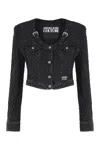 Versace Jeans Couture Denim Jacket In Blue
