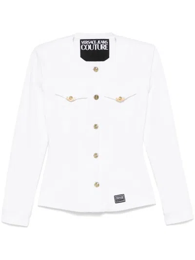 Versace Jeans Couture Denim Jacket In White