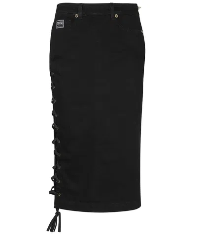 VERSACE JEANS COUTURE DENIM SKIRT