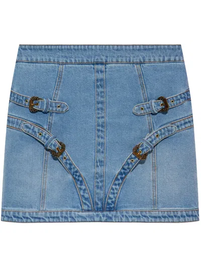 VERSACE JEANS COUTURE DENIM SKIRT