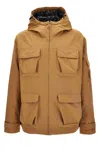 Versace Jeans Couture Down Jacket In Brown