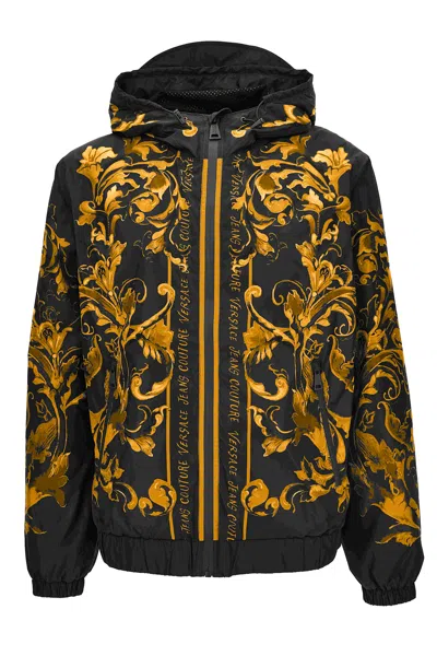 Versace Jeans Couture Down Jacket In Multi