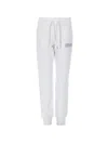 Versace Jeans Couture Drawstring Trank Pants In White