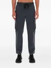 Versace Jeans Couture Straight-leg Technical Cargo Pants In Black