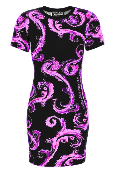 Versace Jeans Couture Dress In Black