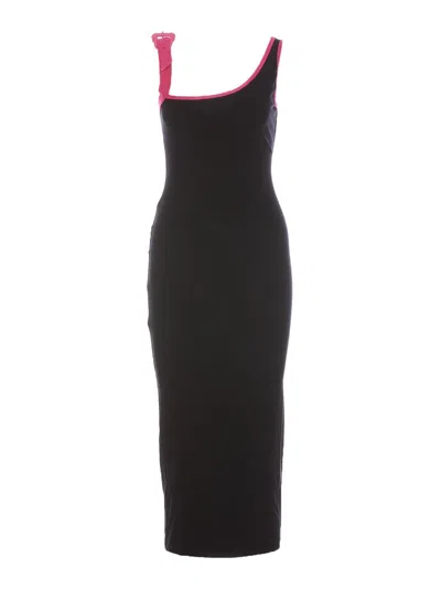 Versace Jeans Couture Dress In Black