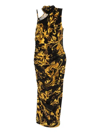 Versace Jeans Couture Dress In Black