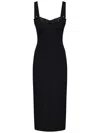 Versace Jeans Couture Midi Dress In Black