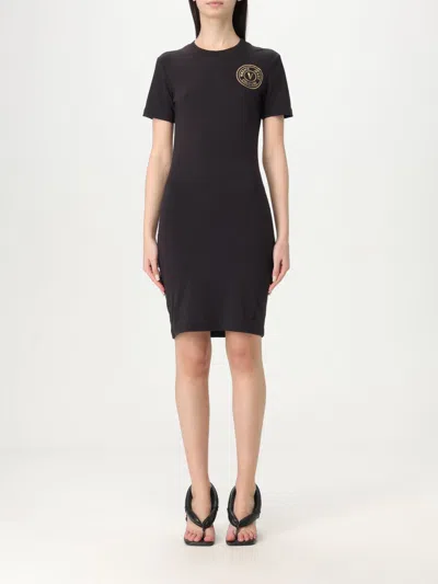 VERSACE JEANS COUTURE DRESS VERSACE JEANS COUTURE WOMAN COLOR BLACK,G77470002