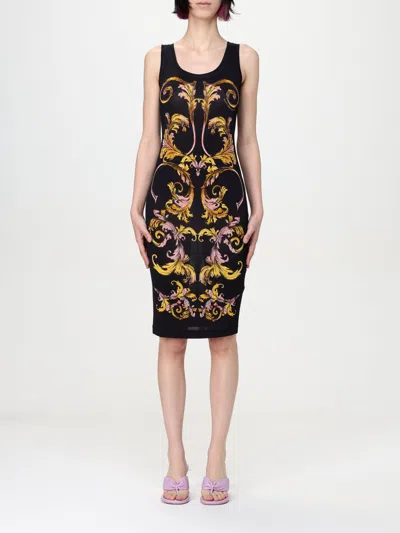 VERSACE JEANS COUTURE DRESS VERSACE JEANS COUTURE WOMAN COLOR BLACK,G77484002