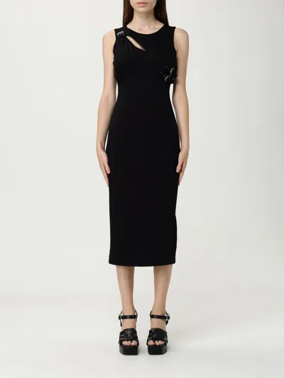 VERSACE JEANS COUTURE DRESS VERSACE JEANS COUTURE WOMAN COLOR BLACK,H26329002