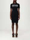 Versace Jeans Couture Dress  Woman Color Black In Black