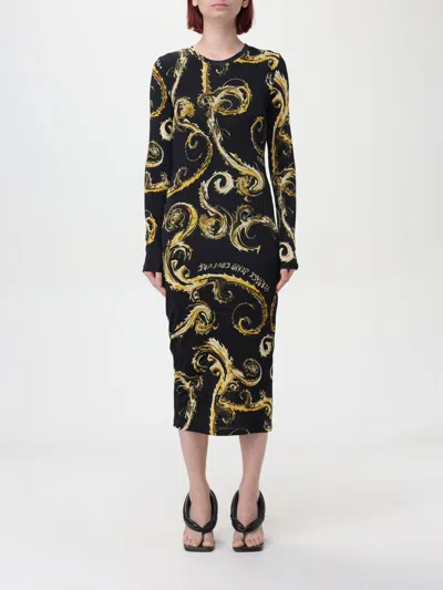 VERSACE JEANS COUTURE DRESS VERSACE JEANS COUTURE WOMAN COLOR BLACK,F76525002