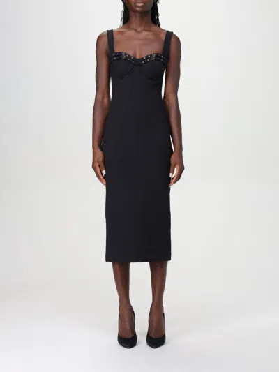VERSACE JEANS COUTURE DRESS VERSACE JEANS COUTURE WOMAN COLOR BLACK,F87347002