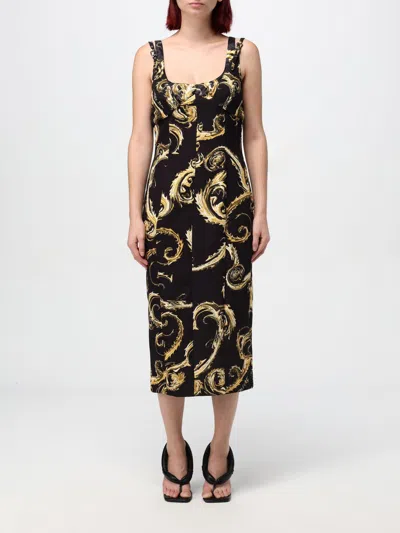 Versace Jeans Couture Dress  Woman Colour Black In Schwarz