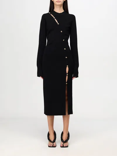 Versace Jeans Couture Dress  Woman Color Black In Schwarz