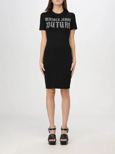 VERSACE JEANS COUTURE DRESS VERSACE JEANS COUTURE WOMAN COLOR BLACK,G29544002