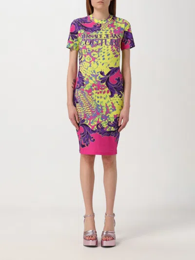 Versace Jeans Couture Dress  Woman In Multicolor