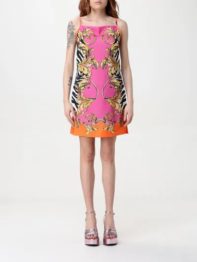 VERSACE JEANS COUTURE DRESS VERSACE JEANS COUTURE WOMAN COLOR PINK,G77463010