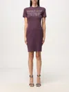 Versace Jeans Couture Dress  Woman Color Violet In Violett