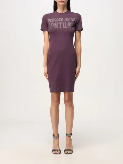 Versace Jeans Couture Dress  Woman Color Violet In Violett