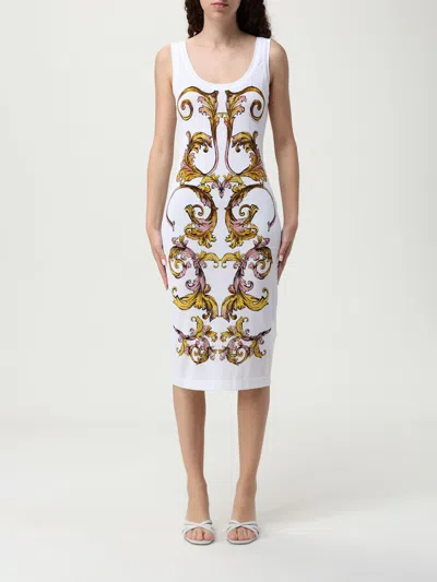 Versace Jeans Couture Kleider  Damen Farbe Weiss In White