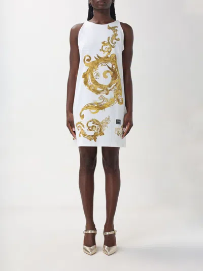 VERSACE JEANS COUTURE DRESS VERSACE JEANS COUTURE WOMAN COLOR WHITE,F50584001