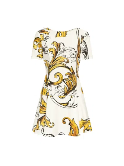Versace Jeans Couture Dress In White