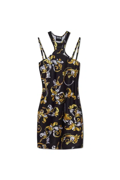 VERSACE JEANS COUTURE VERSACE JEANS COUTURE DRESS WITH BAROCCO PRINT