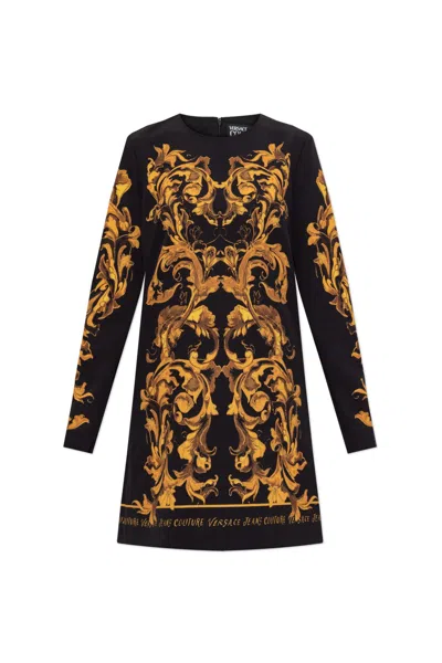 VERSACE JEANS COUTURE VERSACE JEANS COUTURE DRESS WITH BAROCCO PRINT