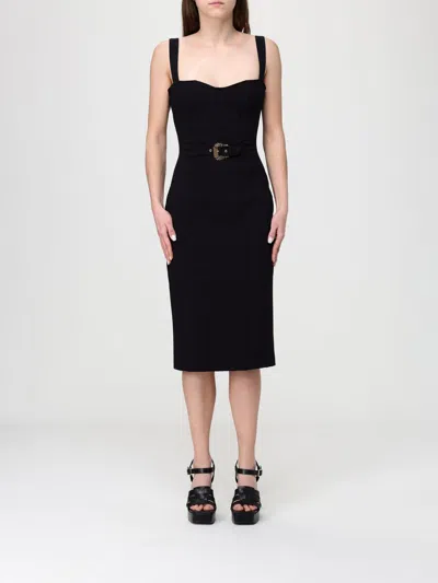 Versace Jeans Couture Punto Milano Barbara Dress In Black