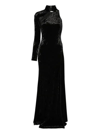VERSACE JEANS COUTURE VERSACE JEANS COUTURE LONG ONE-SHOULDER DRESS