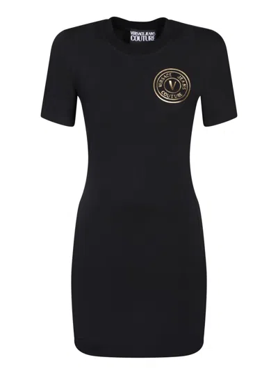 Versace Jeans Couture Dress In Schwarz