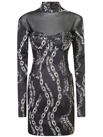 Versace Jeans Couture Dresses In Black