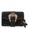 Versace Jeans Couture Drew Baroque Crossbody Bag In Black