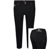 Versace Jeans Couture Dundee Narrow Jeans Black In Black