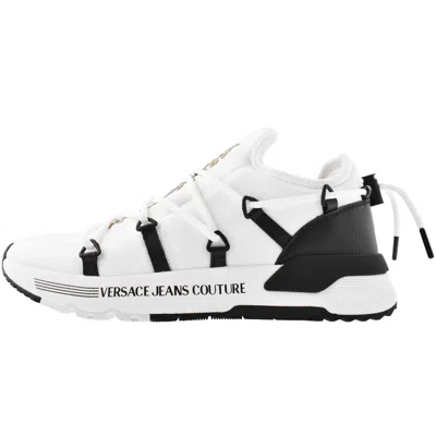 Versace Jeans Couture Dynamic Sa6 Trainers White In Yellow