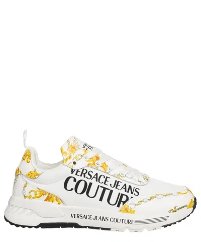 Versace Jeans Couture Dynamic Twill Sneakers In White